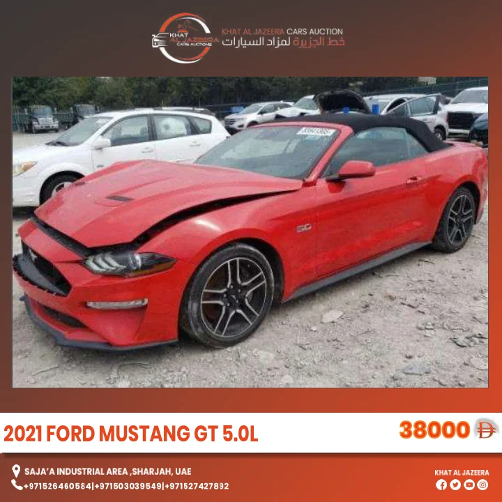 2021 FORD MUSTANG GT 5.0L